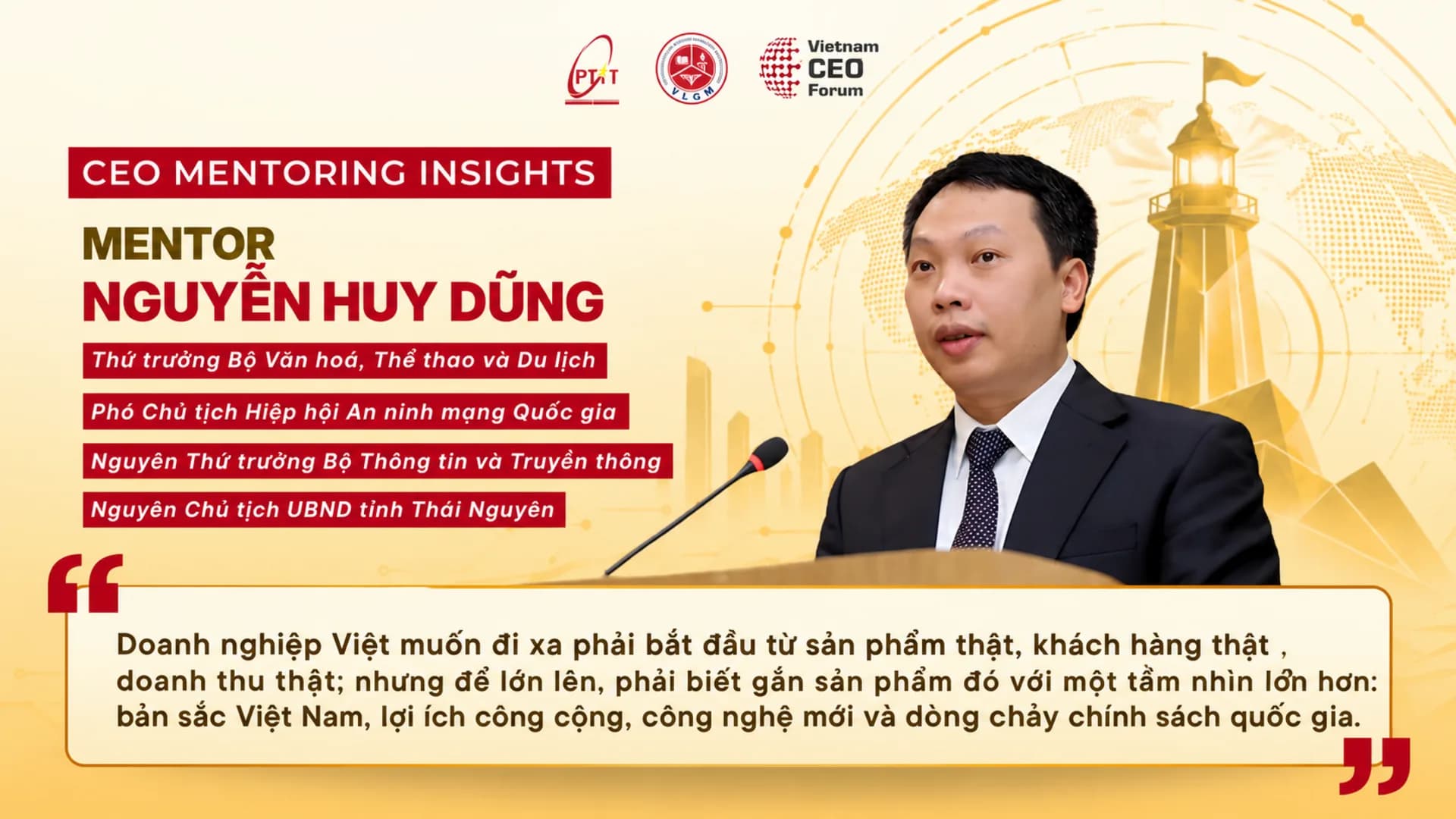 CEO Mentoring Insights #01: Doanh nghiệp muốn đi xa phải bắt đầu từ giá trị thật