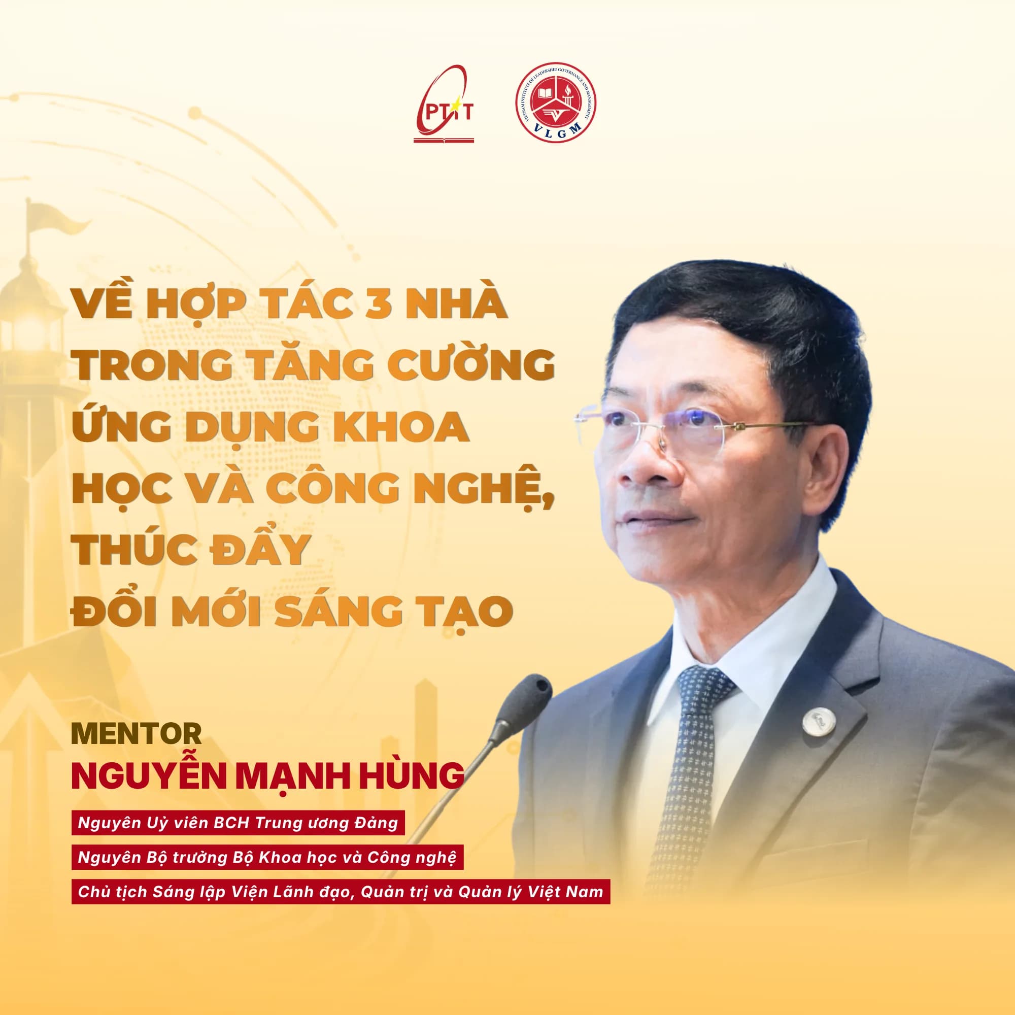 Về hợp tác 3 nhà trong tăng cường ứng dụng khoa học và công nghệ, thúc đẩy đổi mới sáng tạo